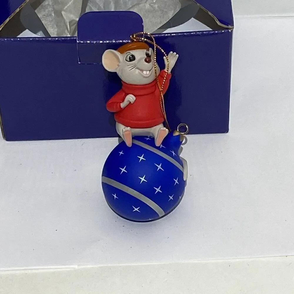 Disney Presidents Edition Bianca & Bernard The Mouse From The Rescuers  Christma